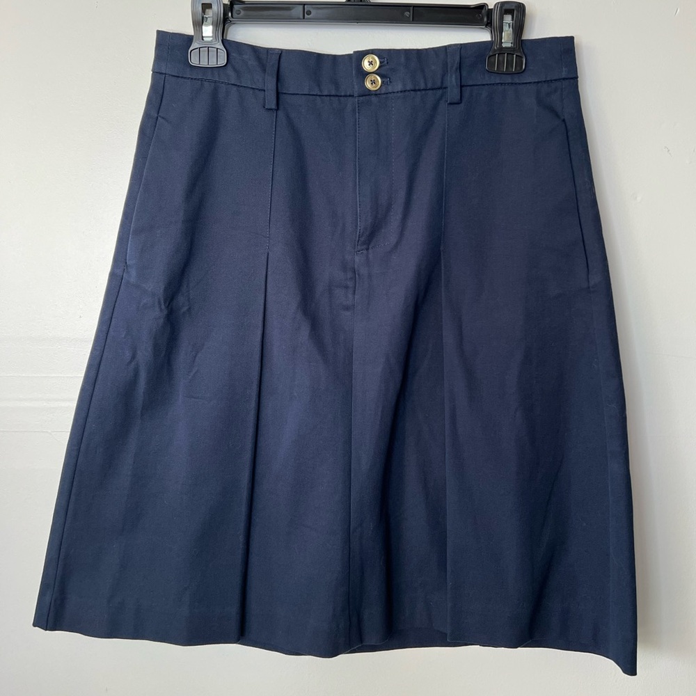 Tommy Hilfiger Navy A-line Skirt, 6